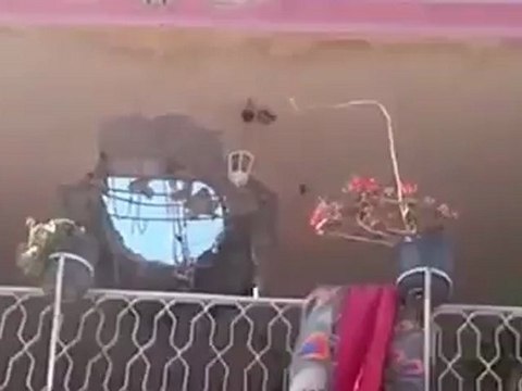 Syria فري برس درعا خربة غزالة آثار الدمار الذي خلفه القصف المدفعي الاثنين 23 7 2012 جـ7 Daraa