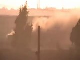 Syria فري برس  درعا خربة غزالة تصاعد للدخان نتيجة القصف المدفعي  26 7 2012 Daraa