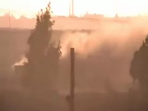 Syria فري برس درعا خربة غزالة تصاعد للدخان نتيجة القصف المدفعي 26 7 2012 Daraa