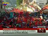 (VÍDEO) (3/6) Histórico: Pueblo de Petare volcado a las calles en respaldo al Candidato Socialista Hugo Chávez 28.07.2012