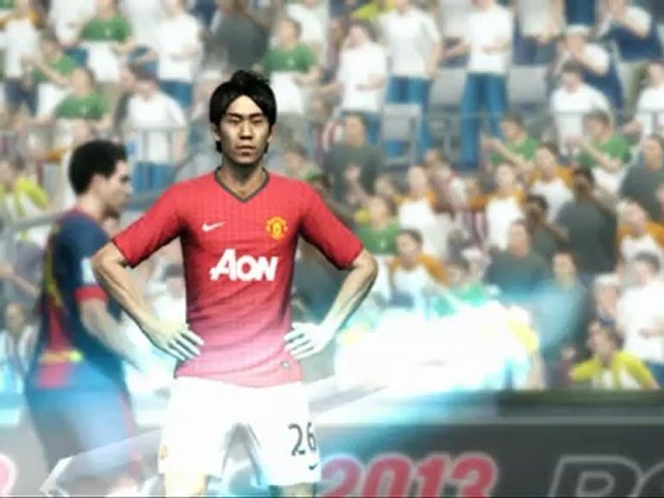 *Pes 2013 demo med Man Utd mot FC Barcelona*