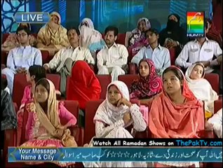 Noor e Ramzan Hum Ke Saath By Hum TV - 29thh July 2012 (Aftar) - Part 2/3