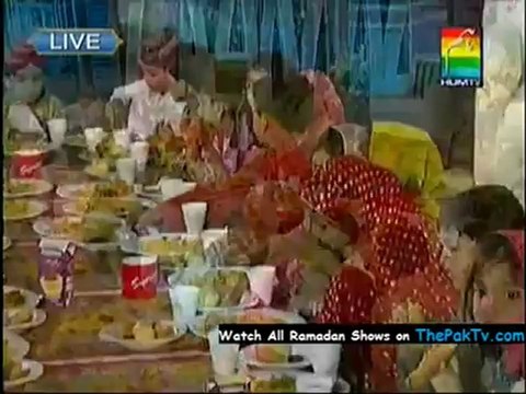 Noor e Ramzan Hum Ke Saath By Hum TV - 29thh July 2012 (Aftar) - Part 3/3