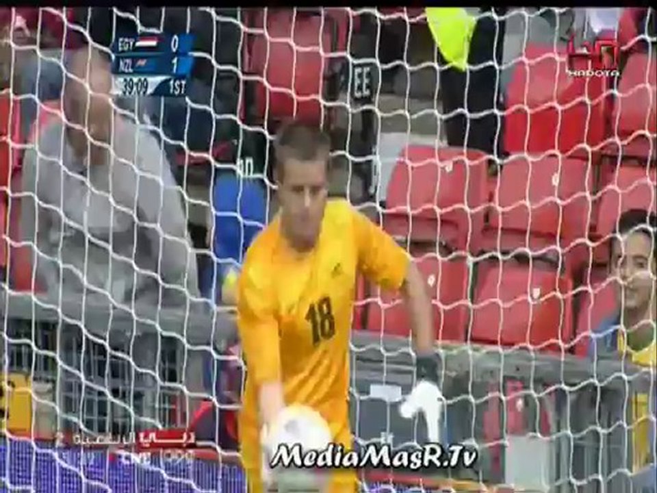 هدف مصر الاول في نيوزيلندا - محمد صلاح - لندن 2012