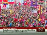 (VÍDEO) (5/6) Histórico: Pueblo de Petare volcado a las calles en respaldo al Candidato Socialista Hugo Chávez 28.07.2012
