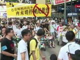 Hong Kong parents protest China patriotism lessons