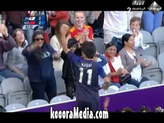 هدف المنتخب الياباني في مرمي المغرب