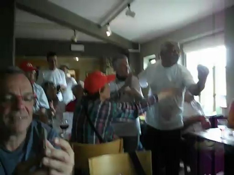 Dernier jour de rando - Alain à l'animation !