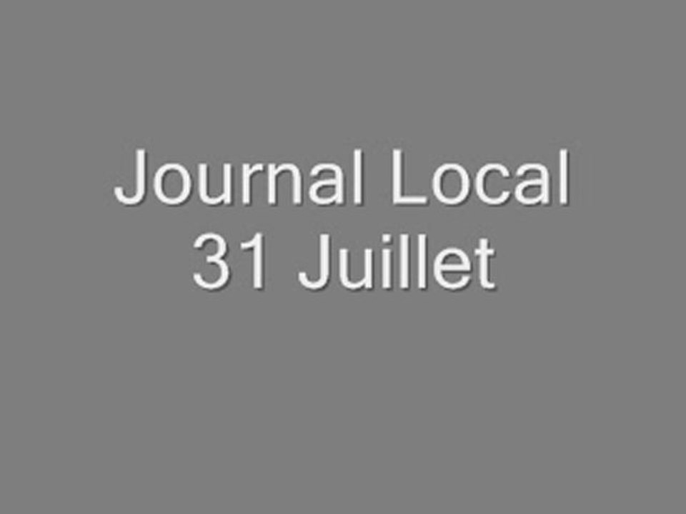 31 JUILLET