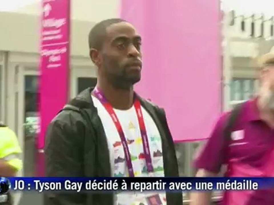 JO-2012 : Tyson Gay déterminé à repartir avec une médaille