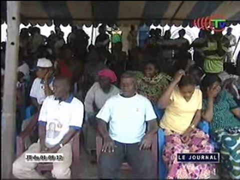 Meeting de soutien aux candidats du PCT à Ouenzé 3 et Ouenzé 4