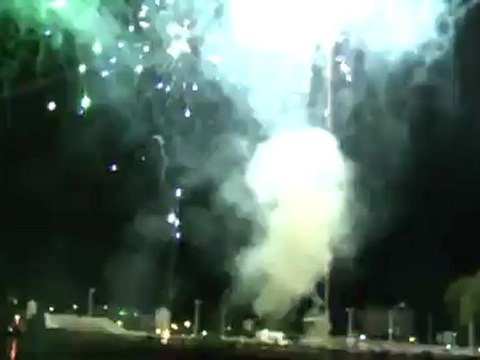Le feu d'artifice de clôture des Fêtes de Bayonne