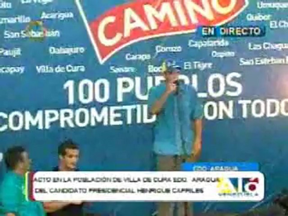Capriles Radonski en Villa de Cura - Parte 1