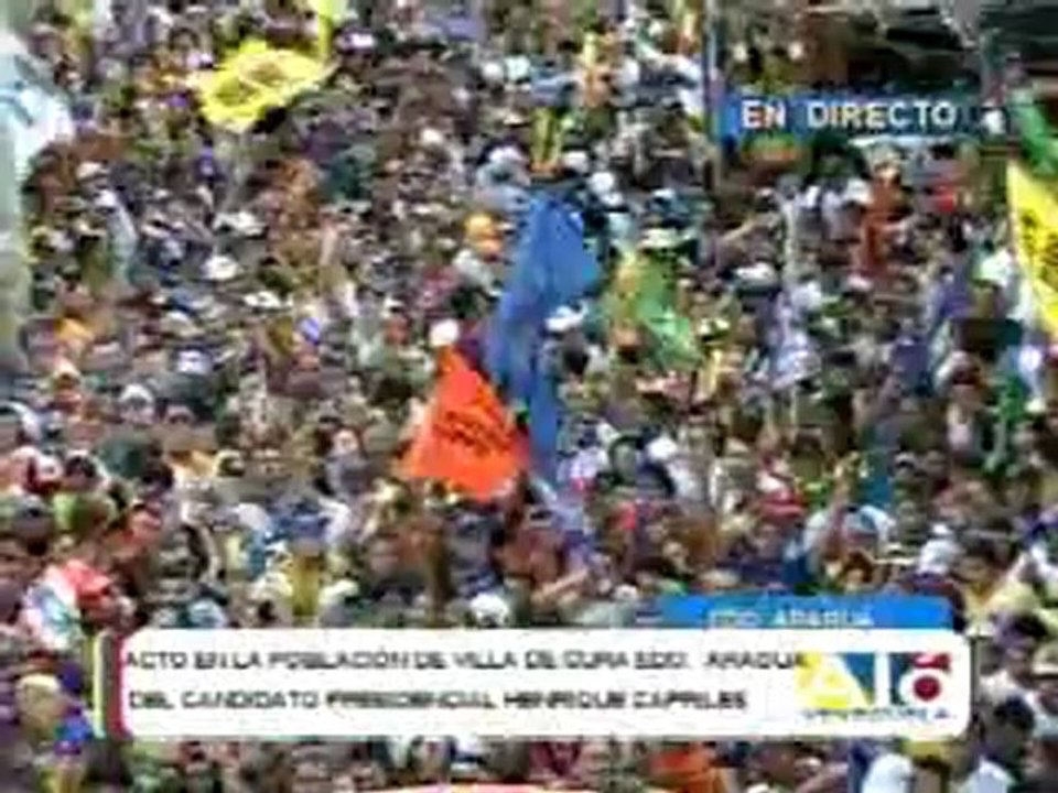 Capriles Radonski en Villa de Cura - Parte 2