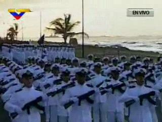 (VÍDEO) (2/3) Desfile Aeronaval 189 Aniversario Armada Bolivariana (24/07/2012)