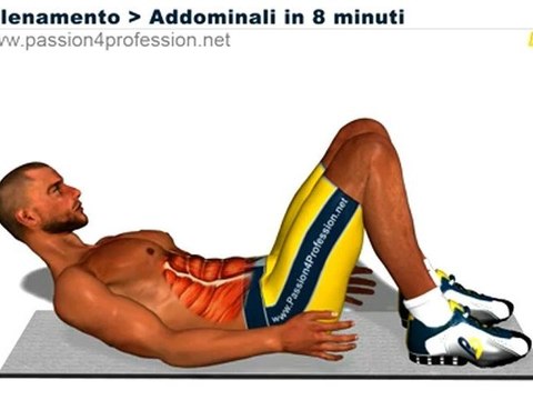 Addominali scolpiti in 8 minuti - LIVELLO 2