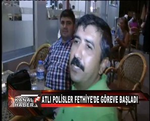ATLI POLİSLER FETHİYE'DE GÖREV BAŞINDA_KANALF