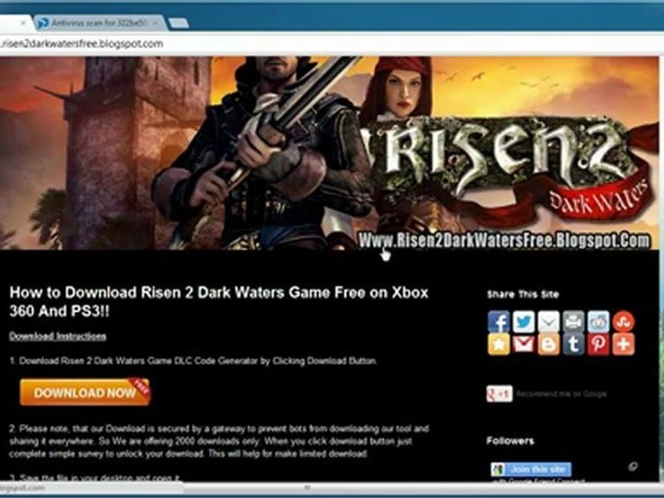 Install Risen 2 Dark Waters Game Crack Free - Tutorial