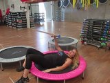 Monya fitness trampolino elastico esercizio per sviluppare i pettorali addominali dorso