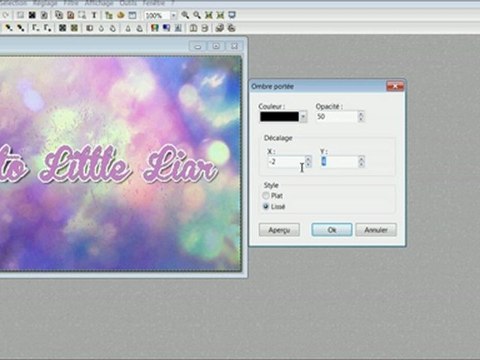 Tuto ~ Effet texte 2 avec photofiltre