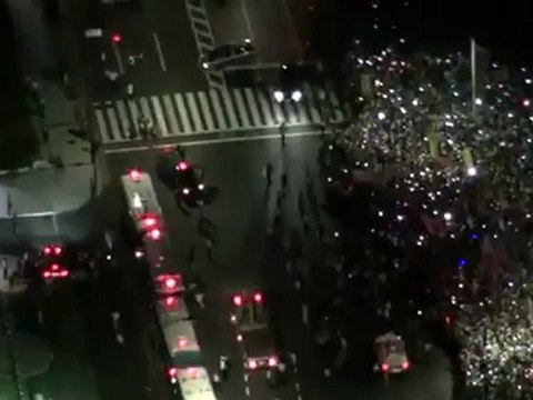 20120７29 脱原発国会大包囲空撮～人が溢れた瞬間映像 OurPlanetTV