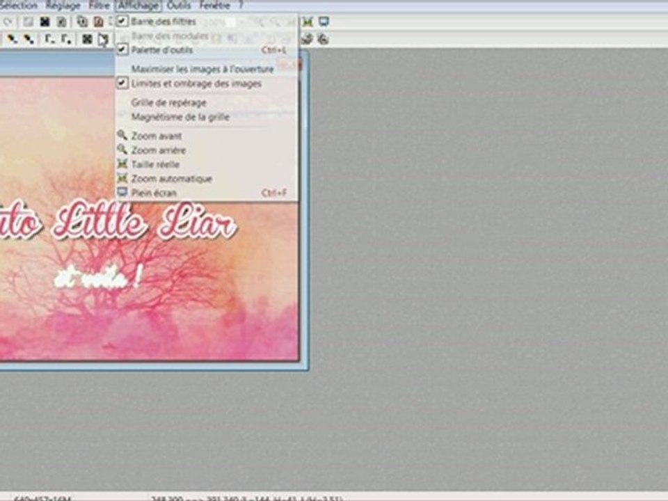 Tuto ~ Effet texte 1 avec photofiltre