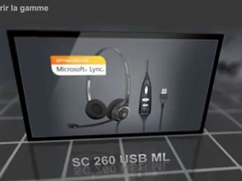 Gamme des casques Sennheiser SC: pour les bureaux et les centres d'appels
