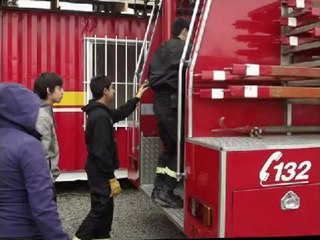 Ejercicio Brigadas Juveniles Cuerpo Bomberos Maipú 21/07/2012