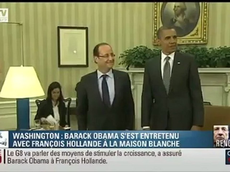 François Hollande ridicule avec Merkel et Obama