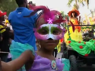 Haiti residents celebrate Carnival of Flowers