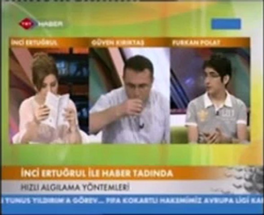 TRT Haber İnci Ertuğrul ile Hızlı Algılama, Hızlı Okuma 2. Bölüm