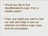 Keurig K Cups Decaffeinated