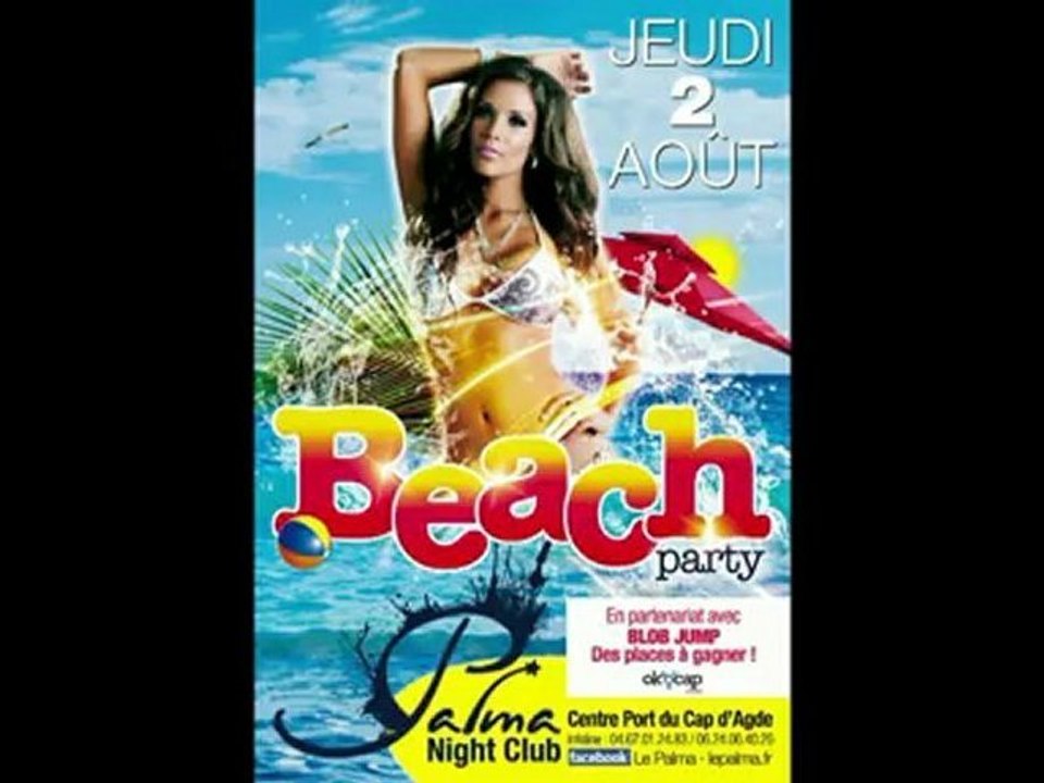Le Palma Cap d'Agde - Teaser BEACH PARTY - Jeudi 2 août