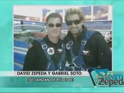 David Zepeda @davidzepeda1 y Gabriel Soto @gabrielsotofans se lanzan de pilotos