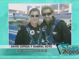 David Zepeda @davidzepeda1 y Gabriel Soto @gabrielsotofans se lanzan de pilotos