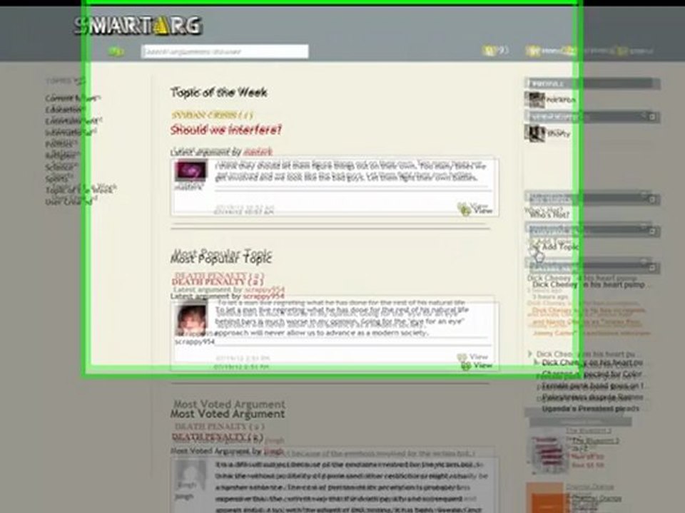 SmartArg.com Video Preview