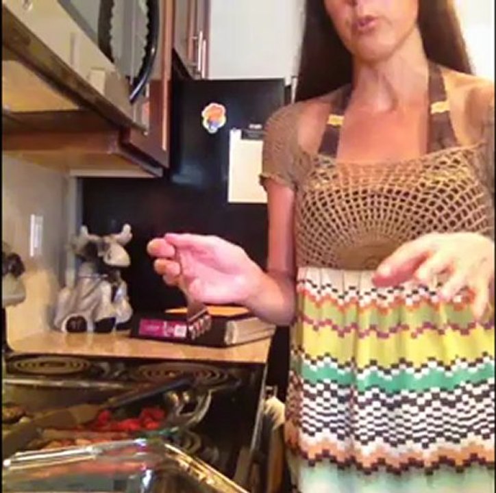 Grilled Strawberries & Vegan “Filets” w/ Mint Cilantro Mojo