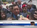 El presidente Chávez parte rumbo a Brasil