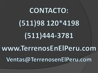Terrenos Arequipa venta