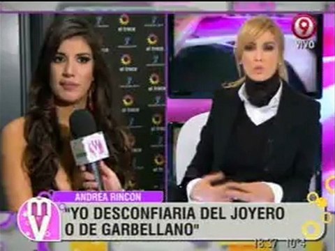 Habló Andrea Rincón de Moria