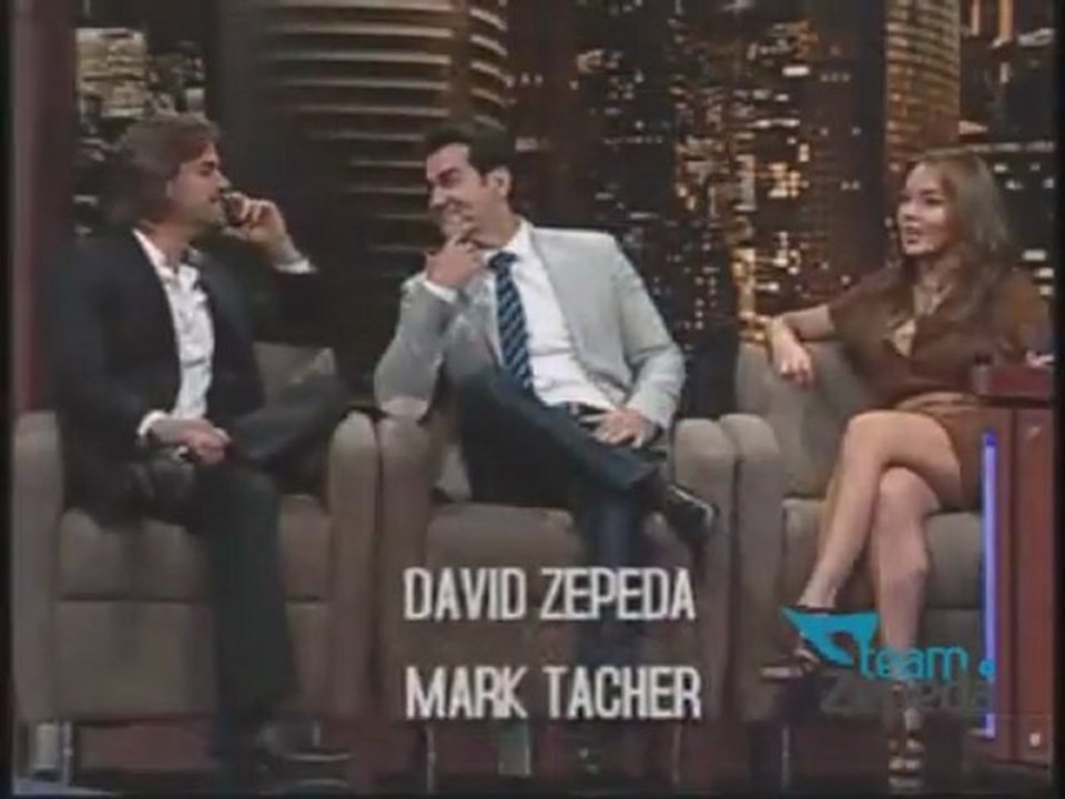 Promo - David Zepeda @davidzepeda1, Angelique Boyer y Mark Tacher en Es de noche y ya llegué