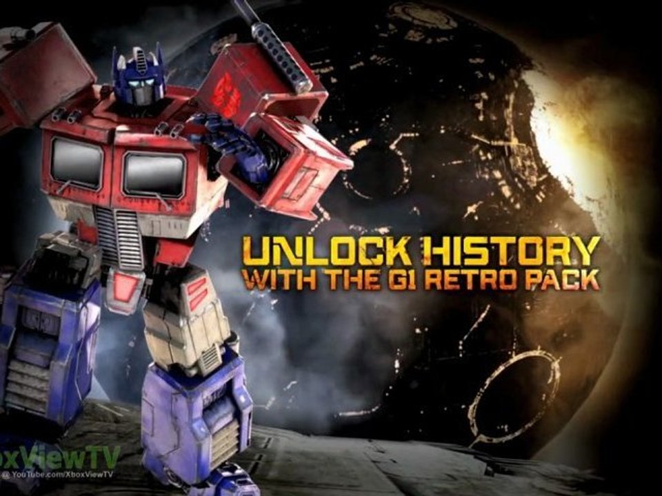 TRANSFORMERS Fall of Cybertron | Optimus "Generation 1 - Retro Pack" Trailer | 2012 | HD