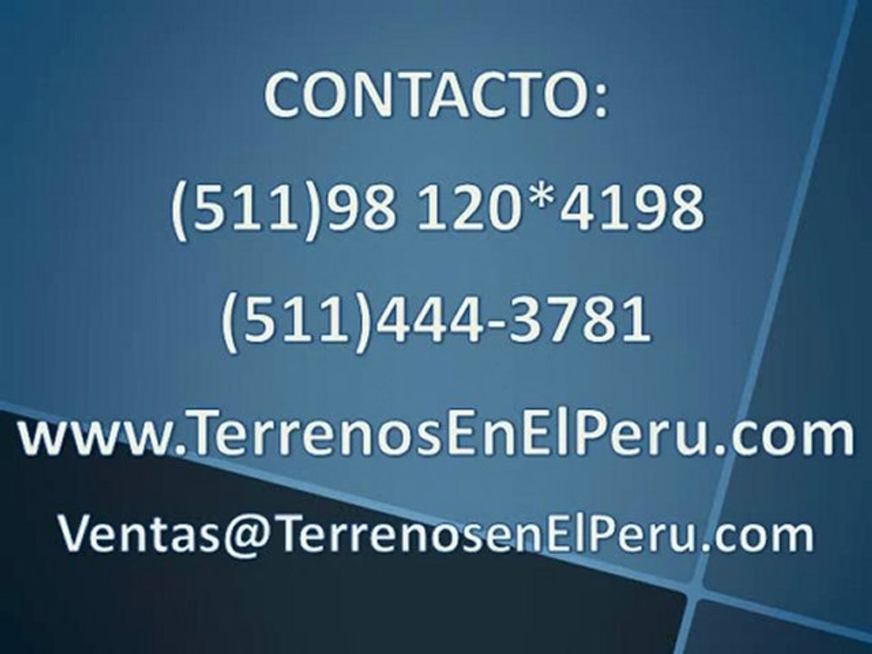 Terrenos en ventas en Lima