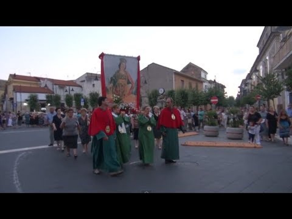 Carinaro (CE) - Il quadro di S.Eufemia in piazza (29.07.12)