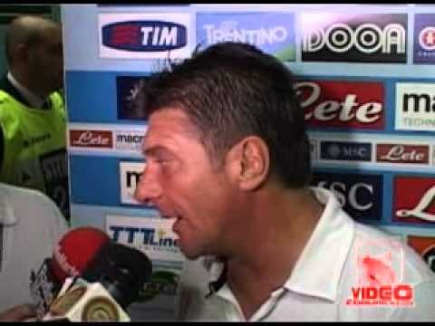 Napoli - Mazzarri dopo la vittoria 2-1 contro il Bayer Leverkusen (30.07.12)