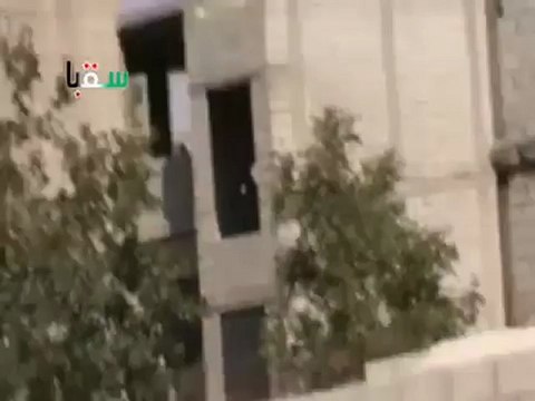 Syria فري برس ريف دمشق سقبا أصوات قصف عنيف جدا باستخدام 30 7 2012 ج3 Damascus