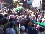 Syria فري برس دمشق حي الشاغور تشييع الشهيد فراس القاضي30 7 2012 Damascus