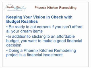 Phoenix Kitchen Remodeling: How to Create Your Vision