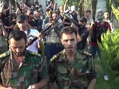 Syria فري برس ريف دمشق تشكيل كتيبة حرملة بن الوليد 29 7 2012 29 7 2012 Damascus