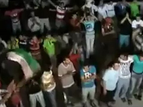 Syria فري برس حماه المحتلة لأسقط نظامك يابني الانجاسي ابو مالك 29 7 2012 Hama